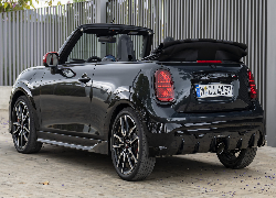 Czarny, Mini John Cooper Works, Kabriolet