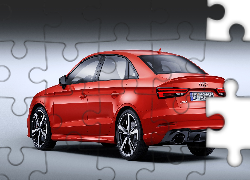 Czerwone, Audi RS3, Sedan