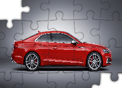 Czerwone, Audi S5, Sportback