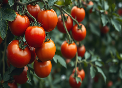 Pomidory, Gałązki, Grafika AI