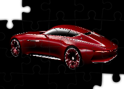 Czerwony, Mercedes Maybach 6, Bok