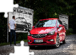Czerwony, Opel Astra Sports Tourer, 2016