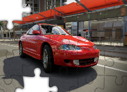 Czerwony, Samochód, Gra, Forza Horizon 3
