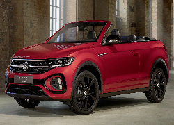 Czerwony, Volkswagen T-Roc, Kabriolet, R