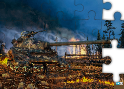 Gra, World of Tanks, Czołg, Object 279, Czołg ciężki, X tier