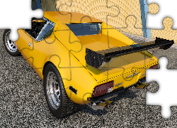 Żółty, De Tomaso Pantera, 1971, Zabytkowy