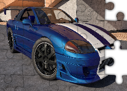 Niebieski, Dodge Stealth, 1996