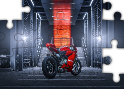 Czerwony, Motocykl, Ducati 1199 Paginale