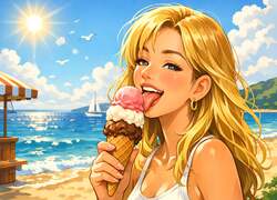 Lody, Dziewczyna, AI
