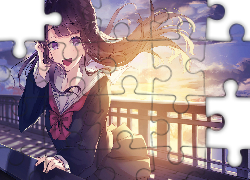 Dziewczyna, Most, Manga, Anime