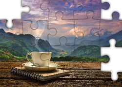 Filiżanka, Notes, Góry