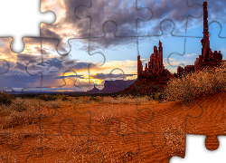 Stany Zjednoczone, Stan Utah, Wyżyna Kolorado, Region Monument Valley, Skały