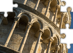 Włochy, Piza, Krzywa Wieża w Pizie, Architektura