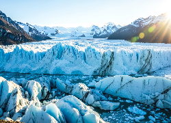 Lodowiec, Góry, Kry lodowe