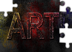 Grafika, Napis, ART