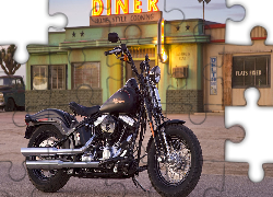 Czarny, Harley-Davidson FLSTSB Softail Cross Bones