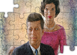 Kobieta, Jacqueline Kennedy Onassis, Mężczyzna, John F Kennedy, Grafika