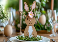 Wielkanoc, Zajączek, Kwiat