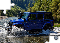 Niebieski, Jeep Wrangler Unlimited