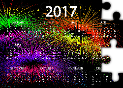 Nowy Rok 2017, Kalendarz