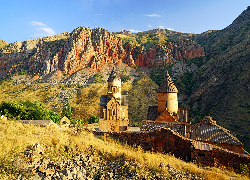 Armenia, Prowincja Wajoc Dzor, Czerwone, Skały, Góry, Kamienie, Klasztor Norawank, Kościół