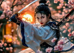 Kobieta, Samuraj, Wojownik