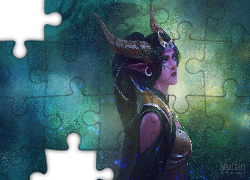 Postać, Kobieta, Gra, World of Warcraft Dragonflight