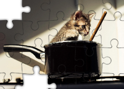 Kociak, Garnek, Mieszadło