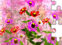 Grafika 2D, Kolorowe, Kwiaty