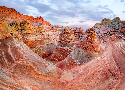 Kolorowe, Skały, Marble Kanion, Arizona, Stany Zjednoczone