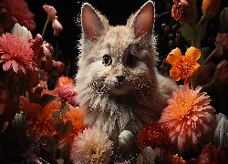 Kot, Mordka, Kwiaty