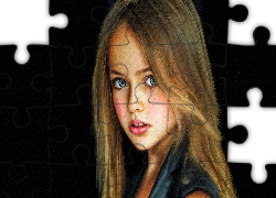 Kobieta, Aktorka, Kristina Pimenova, Grafika