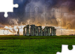 Krąg, Kromlech Stonehenge, Kamienie, Okolice Salisbury, Hrabstwo Wiltshire, Anglia