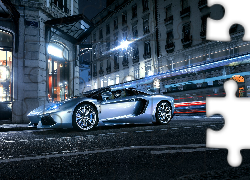 Lamborghini Aventador LP 700-4 Roadster, 2013, Ulica, Światła