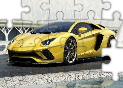 Żółty, Lamborghini Aventador