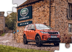 Czerwony, Land Rover Discovery Sport, 2020