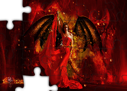 Demon, Lilith, Kobieta, Fantasy