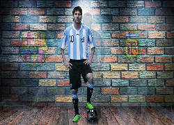 Piłkarz, Lionel Messi, Ściana