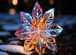 Lodowa, Gwiazdka, Śnieżynka, Zima