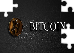 Bitcoin, Kryptowaluta, Logo, Ciemne tło