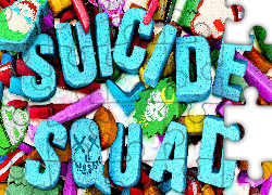 Film, Legion Samobójców, Suicide Squad, Kolorowe, Logo