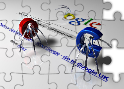 Logo, Google, Grafika 3D