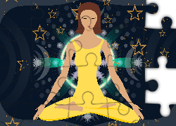Kobieta, Medytacja, Joga, 2D