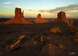 Wyżyna Kolorado, Region Monument Valley, Dolina Pomników, Formacje, Skały, Stan Utah, Stany Zjednoczone