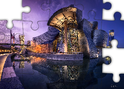 Muzeum Guggenheima, Rzeka Nervion, Bilbao, Hiszpania, Muzeum Sztuki Współczesnej