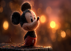 Myszka Miki, Grafika AI