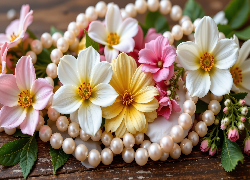 Kwiaty, Perły, Korale