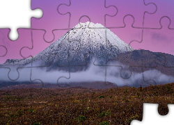 Góra, Mgła, Ośnieżony, Szczyt