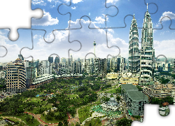 Kuala Lumpur, Malezja, Azja, Wieżowiec, Petronas Towers