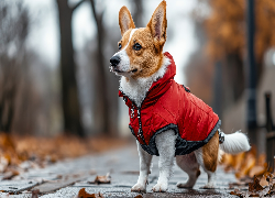 Pies, Ubranko, Czerwone
